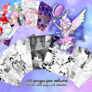 Digital PDF Magical Princess Sky original manga bundle volumes 1-7